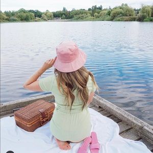 Pink Corduroy Bucket Hat